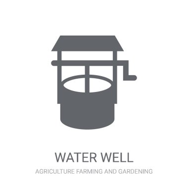 Su iyi simgesi. Trendy su iyi logo kavramı Tarım Tarım ve Bahçe koleksiyonu beyaz arka plan üzerinde. Web uygulamaları, mobil uygulamalar ve basılı medya kullanım için uygundur..