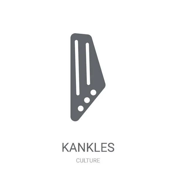 Icono Kankles Concepto Logotipo Trendy Kankles Sobre Fondo Blanco Colección — Vector de stock