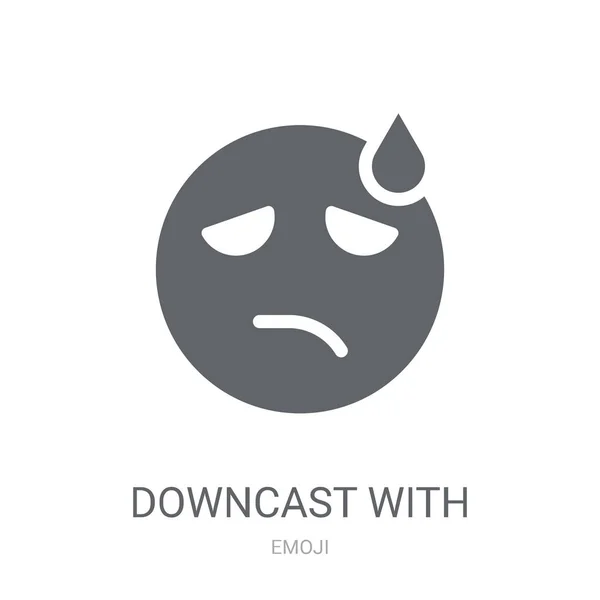 Downcast With Sweat Emojiストックベクター ロイヤリティフリーdowncast With Sweat Emojiイラスト Depositphotos