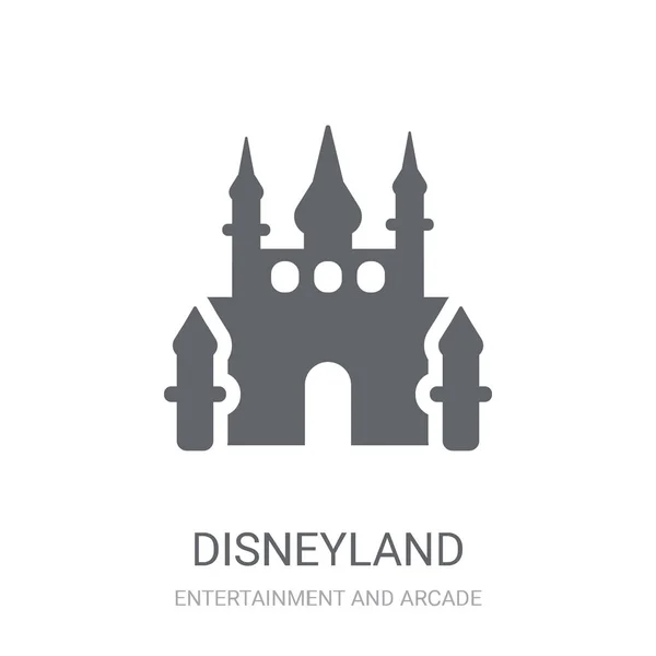 Disneyland Ikone Trendiges Disneyland Logo Konzept Auf Weißem Hintergrund Aus — Stockvektor