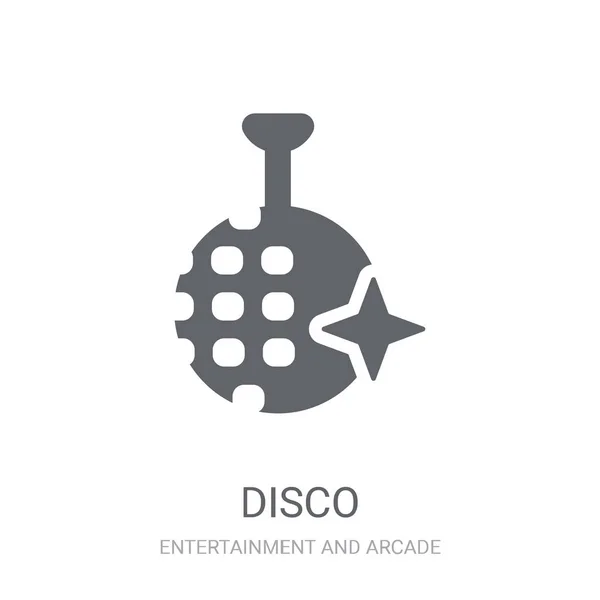 Icono Disco Concepto Logo Disco Moda Sobre Fondo Blanco Colección — Archivo Imágenes Vectoriales