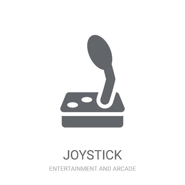 Icono Joystick Concepto Logotipo Moda Joystick Sobre Fondo Blanco Colección — Archivo Imágenes Vectoriales