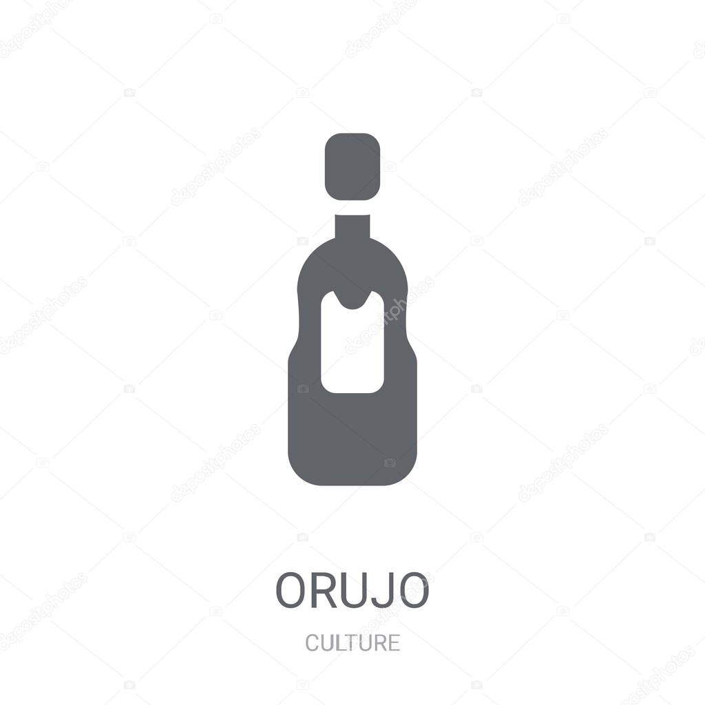 Orujo icon. Trendy Orujo logo concept on white background from Culture collection. Suitable for use on web apps, mobile apps and print media.