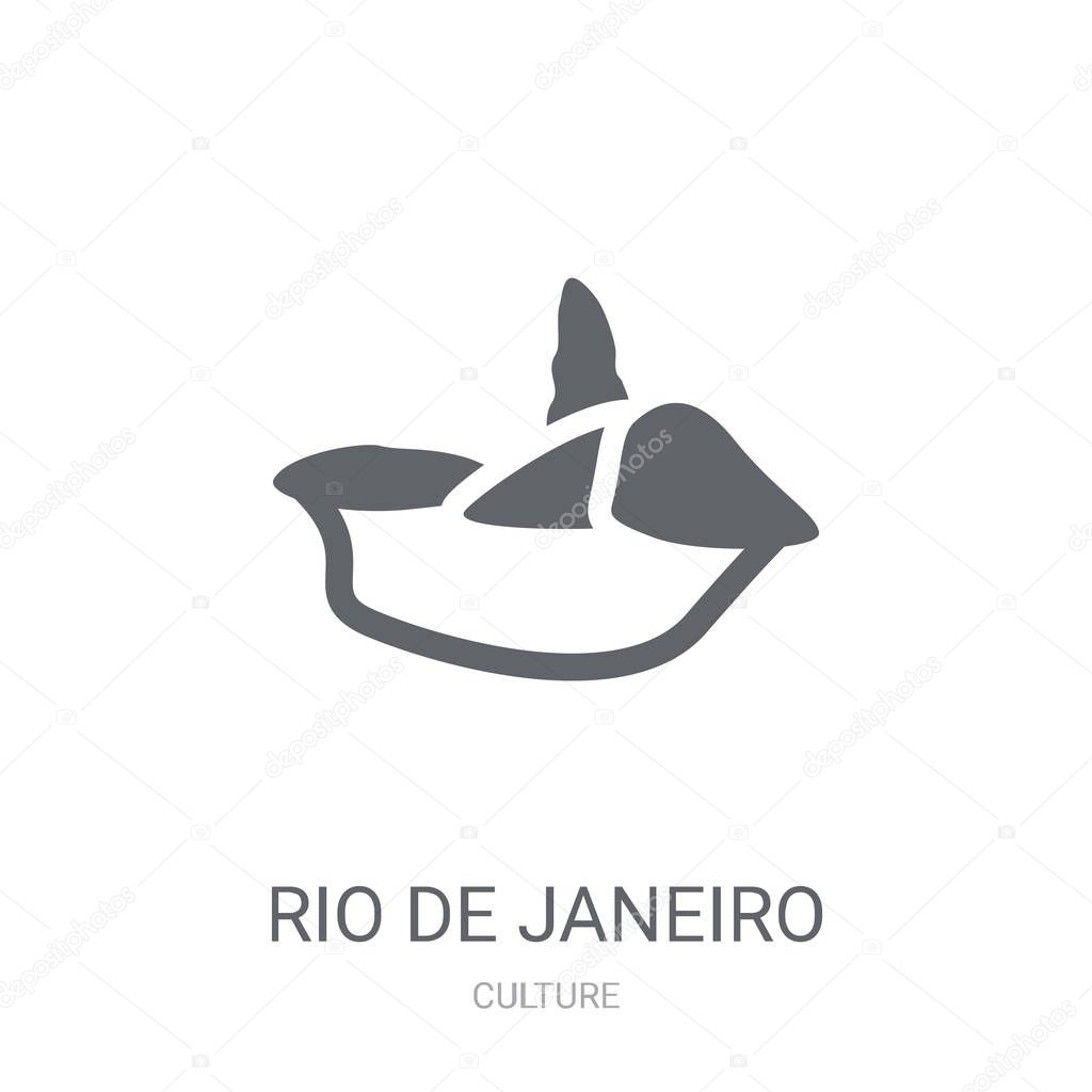 Rio de janeiro icon. Trendy Rio de janeiro logo concept on white background from Culture collection. Suitable for use on web apps, mobile apps and print media.