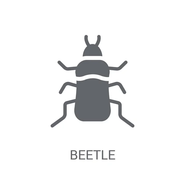 Beetle Icon Trendy Beetle Logo Concept White Background Animals Collection — Stock Vector