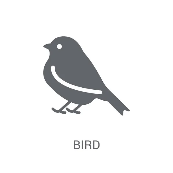 Icono Pájaro Concepto Logotipo Trendy Bird Sobre Fondo Blanco Colección — Archivo Imágenes Vectoriales