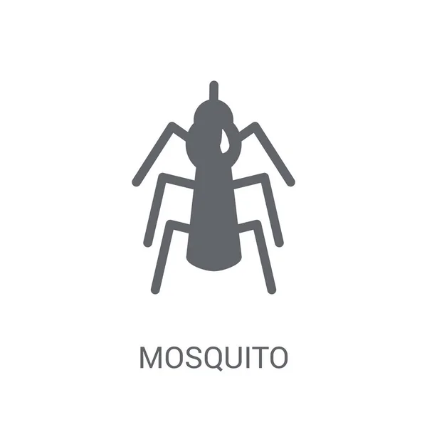 Mosquito Icon Trendy Mosquito Logo Concept White Background Animals Collection — Stock Vector