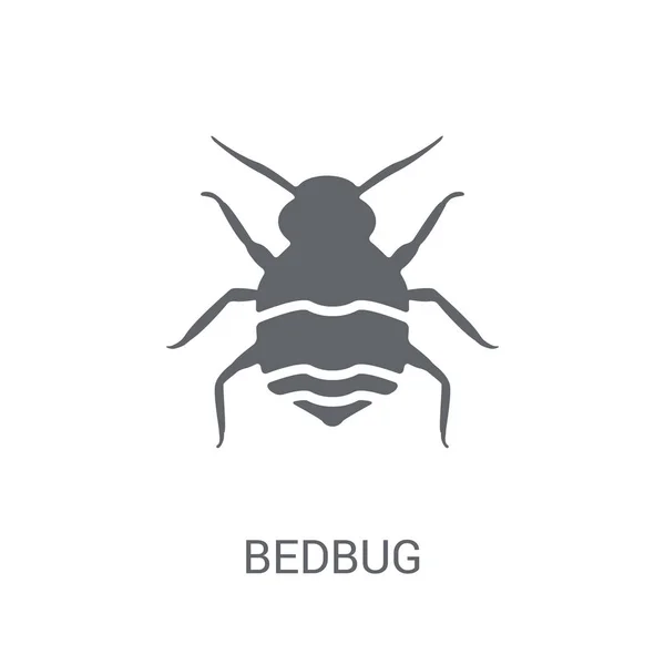 Bedbug Icon Trendy Bedbug Logo Concept White Background Animals Collection — Stock Vector