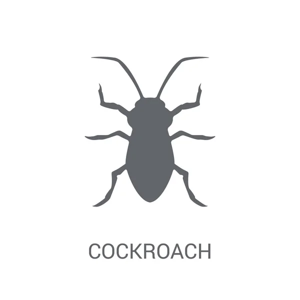 Cockroach Icon Trendy Cockroach Logo Concept White Background Animals Collection — Stock Vector
