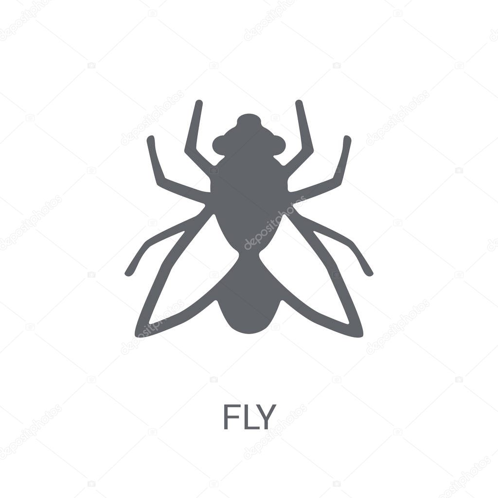 Fly icon. Trendy Fly logo concept on white background from animals collection. Suitable for use on web apps, mobile apps and print media.