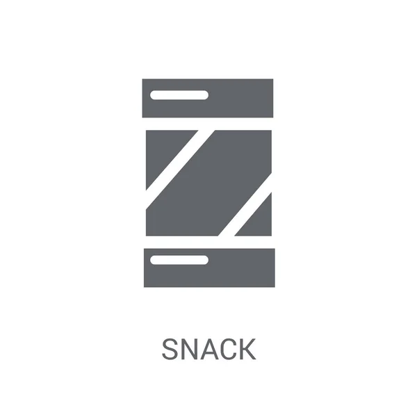 Icono Bocadillo Concepto Logotipo Moda Snack Sobre Fondo Blanco Fiesta — Vector de stock