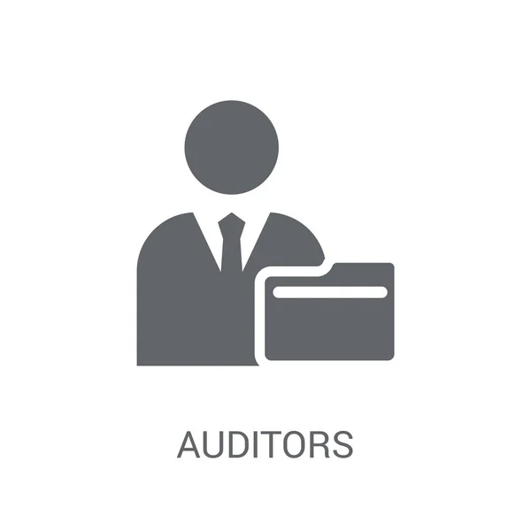 Auditors Icon Trendy Auditors Logo Concept White Background Business Collection — Stock Vector