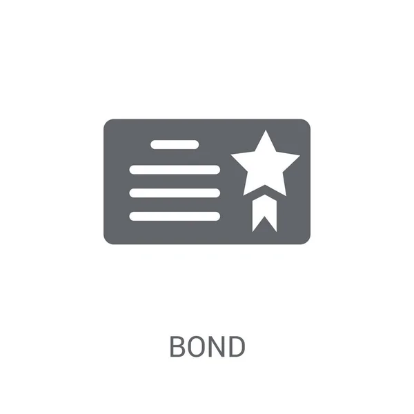 Bond Ikona Moderní Koncept Loga Bond Bílém Pozadí Kolekce Obchodních — Stockový vektor