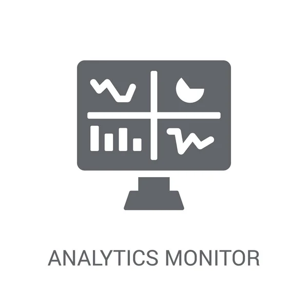 Analytics Monitör Simgesini Trendy Analytics Monitör Logo Kavramı Analytics Koleksiyonundan — Stok Vektör