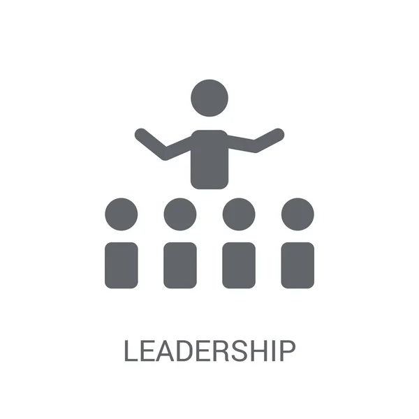 Εικονίδιο Ηγεσία Μοντέρνα Έννοια Λογότυπο Ηγεσία Άσπρο Φόντο Από Συλλογή — Διανυσματικό Αρχείο