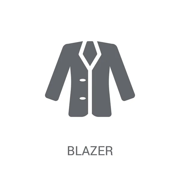 Blazer Symbol Trendiges Blazer Logo Konzept Auf Weißem Hintergrund Aus — Stockvektor