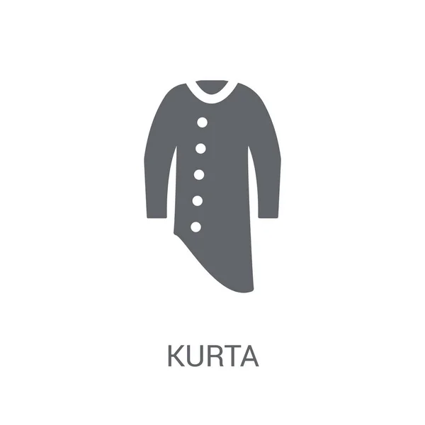 Kurta icon. Trendy Kurta logo concept on white background from Clothes collection. Suitable for use on web apps, mobile apps and print media.