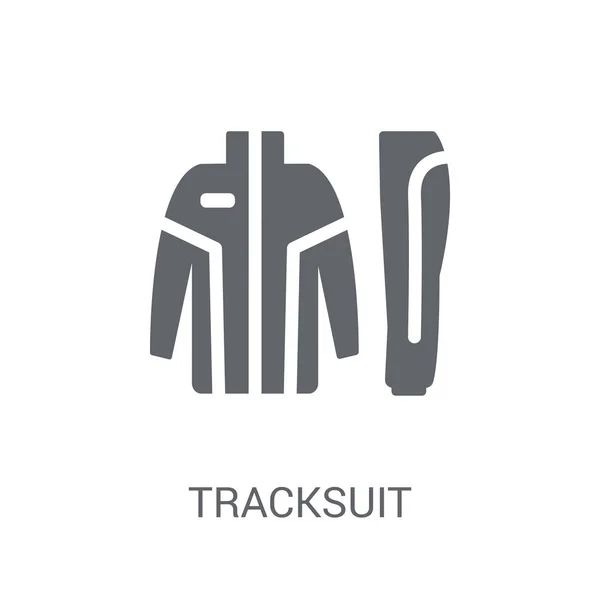 Trainingsanzug Ikone Trendiges Trainingsanzug Logo Konzept Auf Weißem Hintergrund Aus — Stockvektor