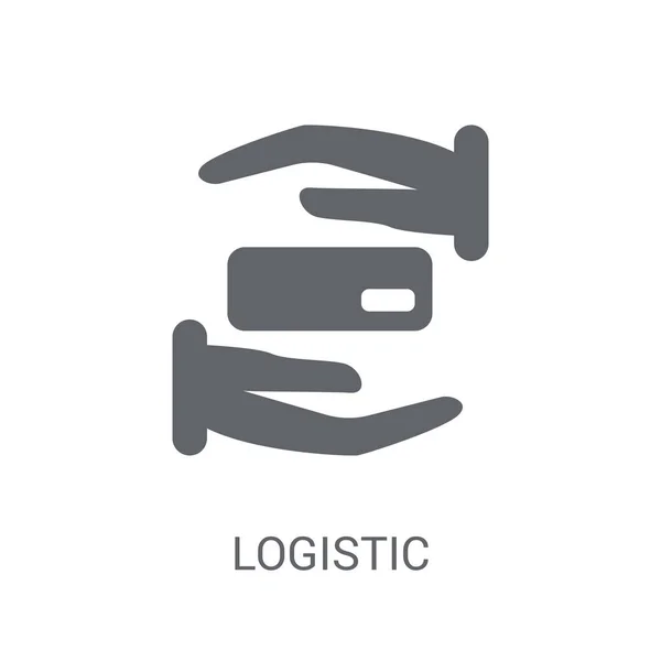 Ikon Perlindungan Logistik Konsep Logo Trendy Logistic Protection Pada Latar - Stok Vektor