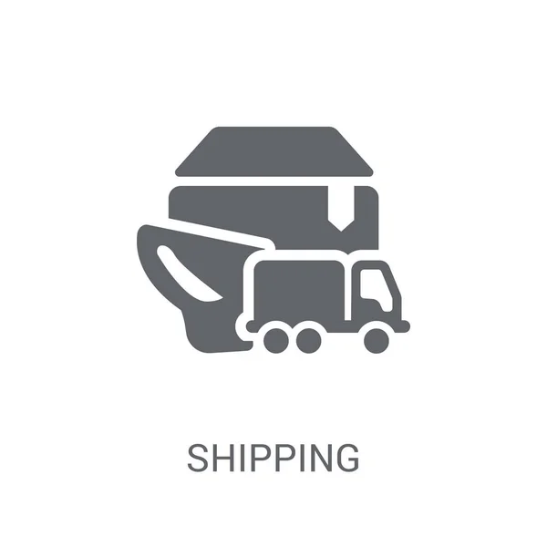 Значок Доставки Модна Концепція Логотипу Доставки Білому Тлі Колекції Delivery — стоковий вектор