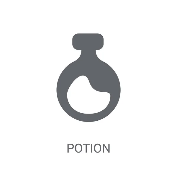 Icono Poción Concepto Logotipo Trendy Potion Sobre Fondo Blanco Colección — Vector de stock