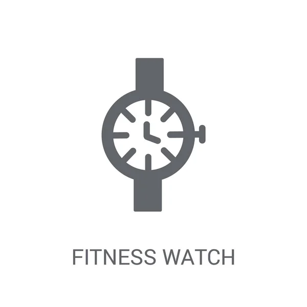 Fitness Watch Icon Trendy Fitness Watch Logo Concept White Background — Stock Vector