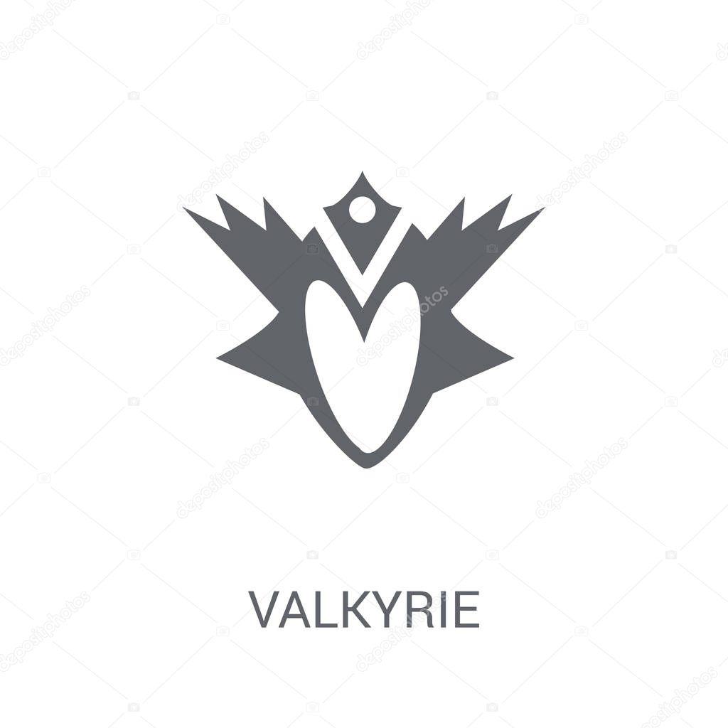 Valkyrie icon. Trendy Valkyrie logo concept on white background from Fairy Tale collection. Suitable for use on web apps, mobile apps and print media.