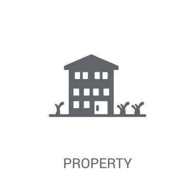 Özellik simgesi. Trendy özelliği logo Konsept Emlak koleksiyonundan beyaz arka plan üzerinde. Web uygulamaları, mobil uygulamalar ve basılı medya kullanım için uygundur..