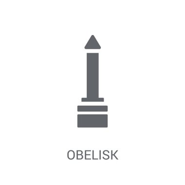 Dikilitaş simgesi. Amerika Birleşik Devletleri koleksiyonundan beyaz arka plan üzerinde trendy dikilitaş logo kavramı. Web uygulamaları, mobil uygulamalar ve basılı medya kullanım için uygundur..