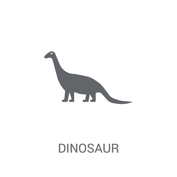 Icono Dinosaurio Concepto Logotipo Dinosaurio Moda Sobre Fondo Blanco Colección — Vector de stock