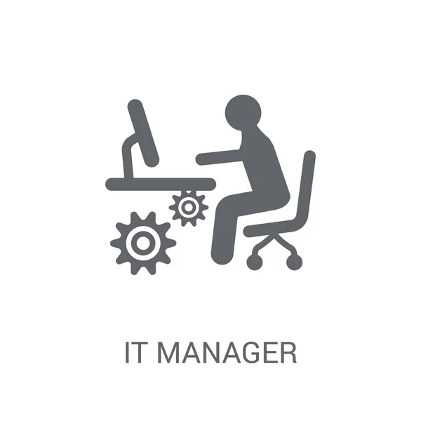 Het Pictogram Van Manager Trendy Concept Door Het Manager Logo — Stockvector