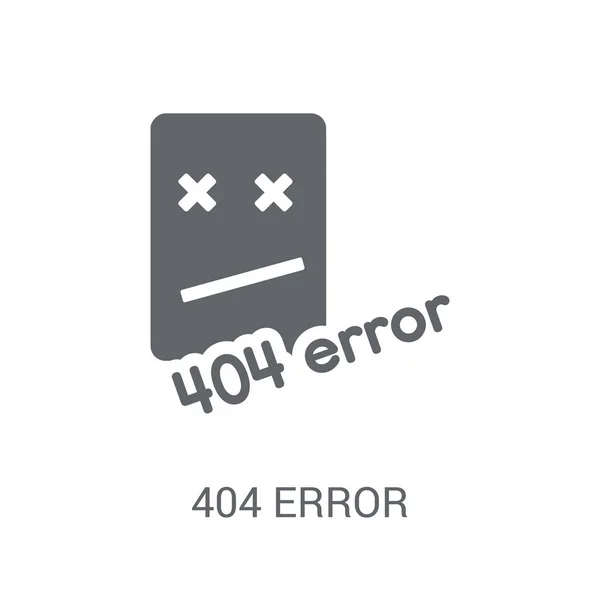 404 Hata Simgesi Trendy 404 Hatası Logo Kavramı Programlama Koleksiyonundan — Stok Vektör