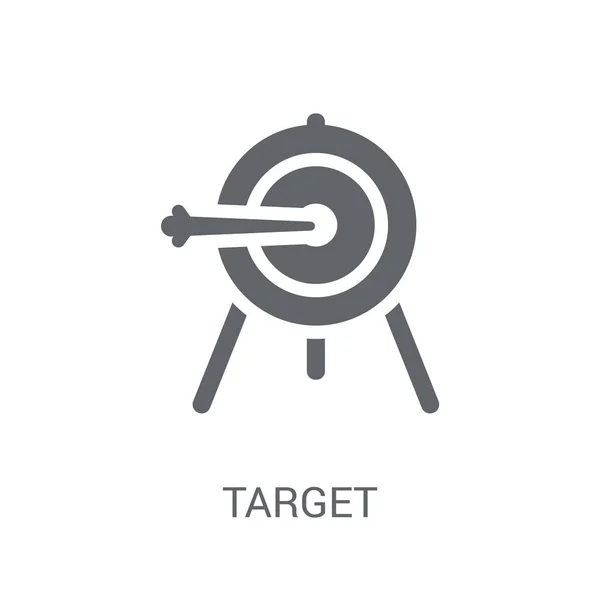 Значок Цели Концепция Логотипа Trendy Target Белом Фоне Коллекции Startup — стоковый вектор