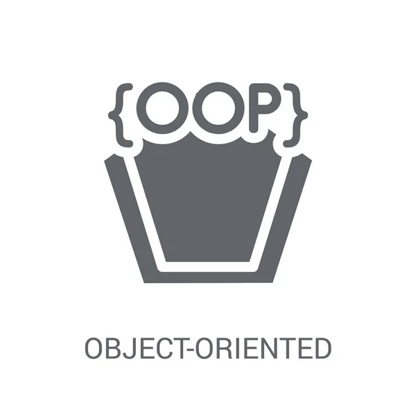 Icono Programación Orientado Objetos Concepto Logotipo Programación Orientado Objetos Moda — Archivo Imágenes Vectoriales