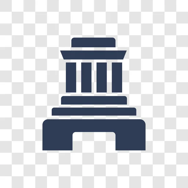Chi Minh Mausoleum Symbol Trendiges Chi Minh Mausoleum Logo Konzept — Stockvektor
