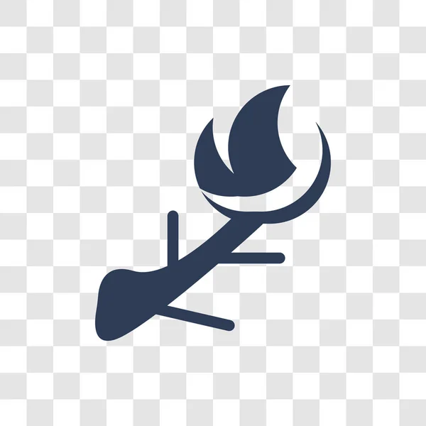 Feuerholz Symbol Trendiges Brennholz Logo Konzept Auf Transparentem Hintergrund Aus — Stockvektor
