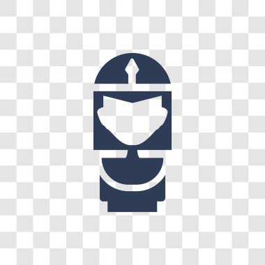 Kleopatra simgesi. Trendy Kleopatra logo kavramı çöl koleksiyonundan şeffaf arka plan üzerinde