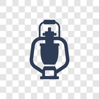 Fener simgesi. Trendy fener logo kavramı çöl koleksiyonundan şeffaf arka plan üzerinde