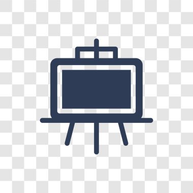 Blackboard simgesi. E-öğrenme ve eğitim koleksiyonundan şeffaf arka plan üzerinde trendy Blackboard logo kavramı