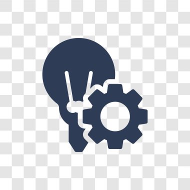 Öğrenme simgesi. Modaya uygun öğrenme logo kavramı E-öğrenme ve eğitim koleksiyonundan şeffaf arka plan üzerinde