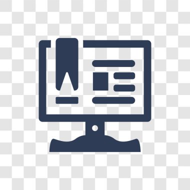 Notlar simgesi. E-öğrenme ve eğitim koleksiyonundan şeffaf arka plan üzerinde trendy notlar logo kavramı