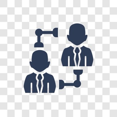 Topluluk simgesi. Trendy topluluk logo kavramı genel koleksiyonundan şeffaf arka plan üzerinde