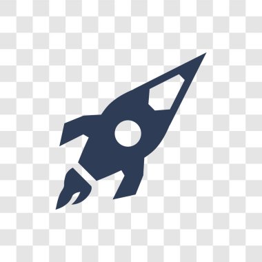 yaratıcı kalem roket simgesi. Son Moda yaratıcı kalem roket logo kavramı genel koleksiyonundan şeffaf arka plan üzerinde