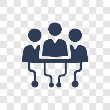 insan kaynakları strateji simgesi. Trendy insan kaynakları strateji logo kavramı genel koleksiyonundan şeffaf arka plan üzerinde