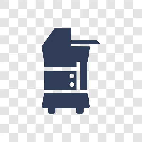 Ikona Kopiarki Koncepcja Logo Modny Kopiarki Przezroczystym Tle Kolekcji Urządzeń — Wektor stockowy