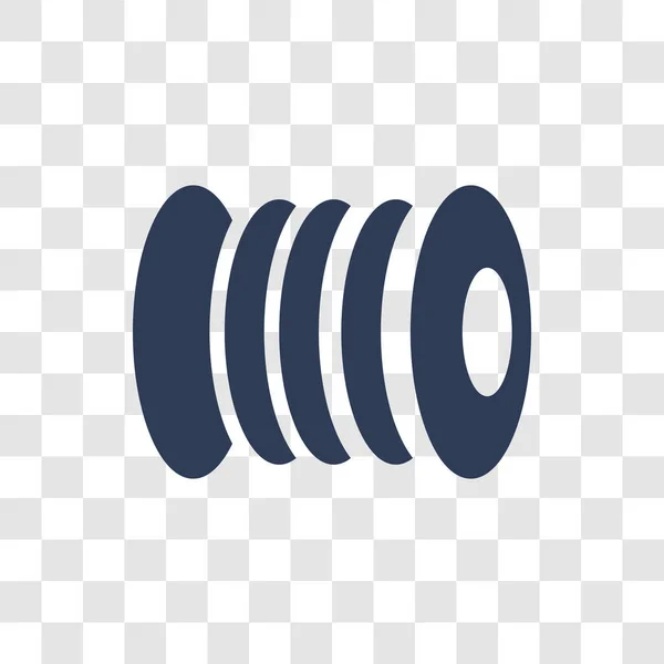 Иконка Волокна Современная Концепция Логотипа Волокна Прозрачном Фоне Общей Коллекции — стоковый вектор