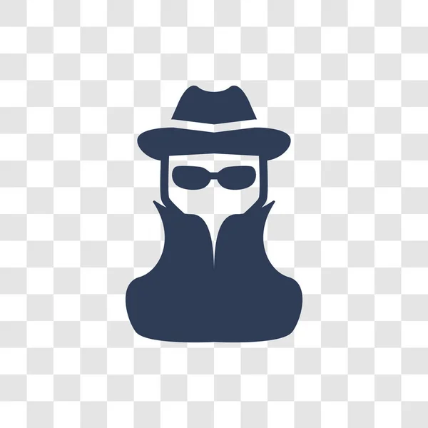 Ícone Spyware Conceito Logotipo Spyware Moda Fundo Transparente Coleção Internet — Vetor de Stock