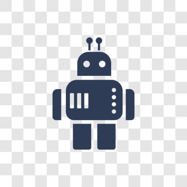 Android simgesi. Popüler Android logo kavramı bilim koleksiyonundan şeffaf arka plan üzerinde