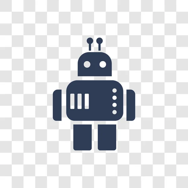 Εικονίδιο Του Android Μοντέρνα Android Λογότυπο Έννοια Διαφανές Φόντο Από — Διανυσματικό Αρχείο