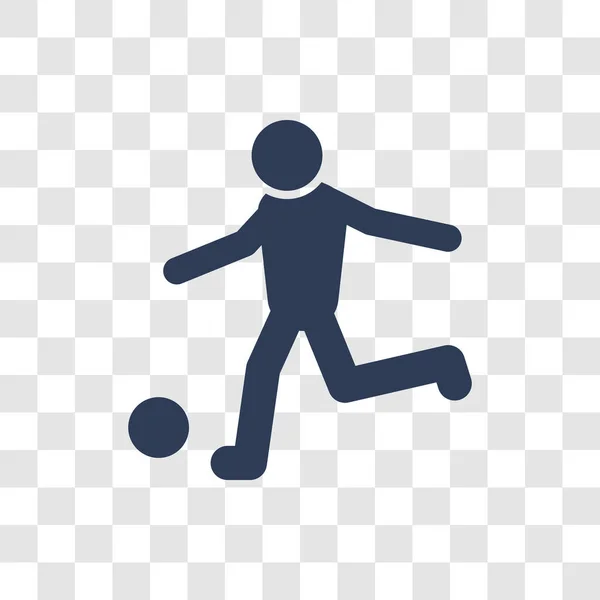 Kickball Στο Εικονίδιο Μοντέρνα Kickball Λογότυπο Έννοια Διαφανές Φόντο Από — Διανυσματικό Αρχείο